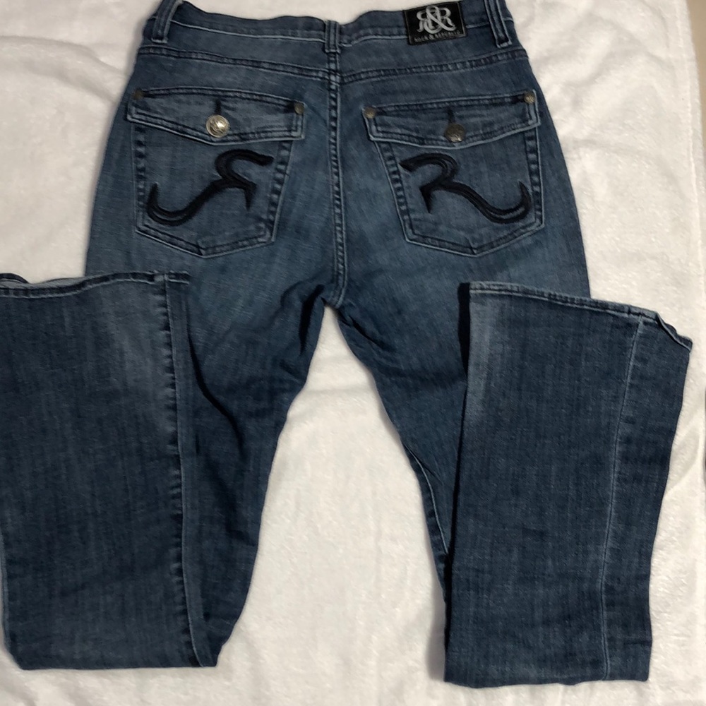 Rock & Republic stretch denim blue women’s jean sz 12